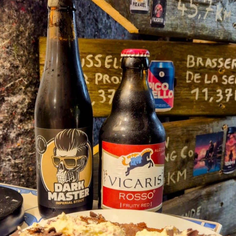 Beerpairing 5 Schwarzwalder Kirsch taart - Dark Master stout - Streekbierenweekend Zaventem 